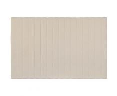 Testata letto in tessuto beige naturale L170 cm NEHA - Lino