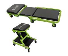 Carrello Sgabello Lettino Sotto Macchina Sottauto 2 In 1 Officina Zipper Mhrk40