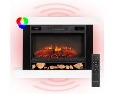 Caminetto elettrico Vulsini Hideaway, 1900 W, tecnologia LED, telecomando