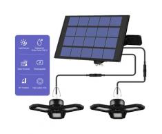 Asupermall - Lampada da garage a LED solare per interni 120 LED Lampade a sospensione a LED
