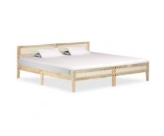 Vidaxl - Giroletto in Legno Massello di Mango 200 cm - Marrone