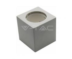 Portafaretto da soffitto Quadrato in gesso V-TAC per lampade GU10 / GU5.3 VT-727SQ – SKU 3664