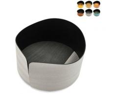 Lignis - Contenitore portaoggetti svuotatasche legno design moderno Nelumbo M | Colore: Grigio