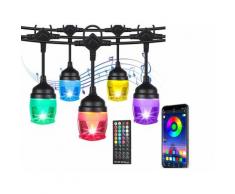 Luci colorate per esterni/interni Luci per esterni a colori rgb impermeabili Decorazioni fai-da-te