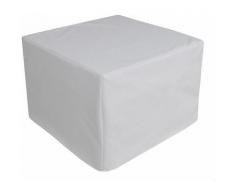 Dolcisogni - poof fouton in ecopelle diventa letto singolo bianco