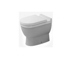 Duravit - Stand lavabo WC Starck 3 56cm, uscita orizzontale, bianco, colorazione: Bianco con