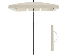 Ombrellone da Balcone Rettangolare 2 x 1,25 m, Protezione UPF 50+, Parasole Inclinabile, Telo