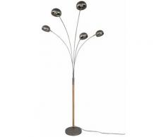 Lampada da terra di design illuminazione soggiorno regolabile lampada da terra antica, paralume