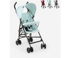 Passeggino per bambini pieghevole leggero 4 ruote 15 kg compatto Daiby | Colore: Verde