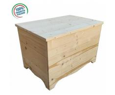 Cassapanca in legno di abete massello varie misure disponibili - made in italy dimensione