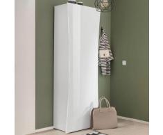Armadio guardaroba ingresso soggiorno design 5 vani bianco lucido Arco Wardrobe