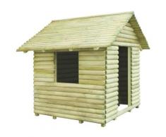 Vidaxl - Casetta per Bambini in Legno di Pino Impregnato 167x150x151 cm