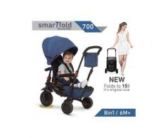 Folding 700 Blue Passeggino/Trolley Sistema 8 in 1 - Smart Trike