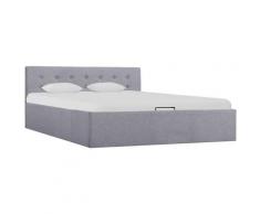 Vidaxl - Giroletto Idraulico con Contenitore Tessuto 140x200cm Grigio Chiaro Grigio