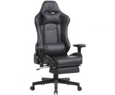 Sedia massaggiante gaming Lux XFM in similpelle Nero/nero