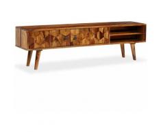 Nova - Mobile tv Stand in Solid Sheesham of 140x30x40 cm