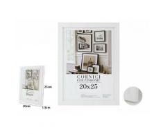 Cornice Per Foto Fotografie Quadri Tele Poster Portafoto 20 X 25 Cm Bianca 63148