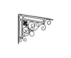 REI - Staffa per Scaffalature in Ferro Battuto | Stile decorativo | Realizzato in acciaio |