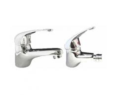 Bagnoclic - Serie Completa Di Rubinetti Per Bagno Lavabo E Bidet