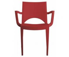 POLTRONA PARIS (polipropilene) - Rosso