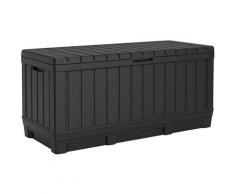 Keter - Grafite In Resina Con Ruote Cm. 128X53,6X59H - 350 Lt