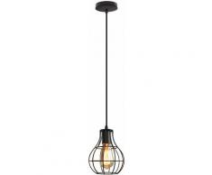 Wottes - Moderno E27 Industriale Lampadario Camera da Letto Soggiorno Cucina Metallo Lampada a