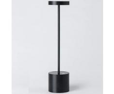 Lampada da tavolo senza fili, batteria ricaricabile da 6000 mAh, 2 livelli di luminosità, lampada