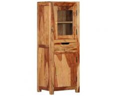 Credenza 40x34x110 cm in Legno Massello di Sheesham
