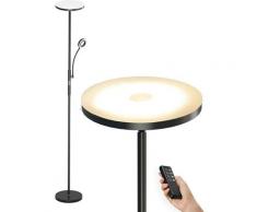 Anten - Lampada da Terra Salotto led Piantana Moderna da 30W Con Lampada Da Lettura di 5W | 2000LM
