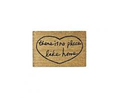 Zerbino per Ingresso Marrone Scritta There Is No Place Like Home 50 x 65 cm