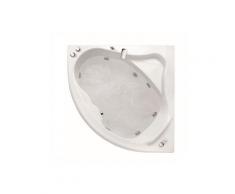 Glass - Vasca idromassaggio Astor 135x135 angolare bianca