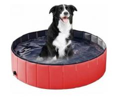 Vasca da bagno ecologica in PVC per animali domestici per cani e gatti Diametro 80 cm, altezza 20 cm