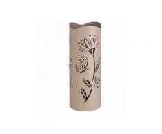 Baroni Home - Portaombrelli Design Moderno Porta Ombrelli in Metallo con Fiori e Farfalle con 2