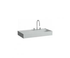 Kartell Lavabo, in costruzione, mensola sinistra, 1 foro per rubinetto, senza sfioratore, 900x460,