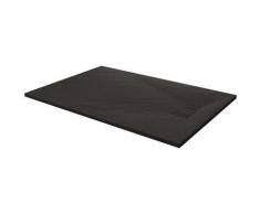 Piatto Doccia 80x100 Cm Effetto Pietra Stone Grigio Antracite