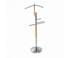 Servomuto con stelo in acciaio cromato e legno cm28x48h108