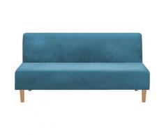 Copridivano Copridivano letto senza braccioli, copridivano futon in velluto elasticizzato morbido e