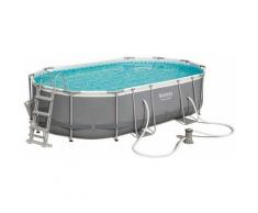 Bestway - Piscina fuori terra 56448 ovale frame 488x305x107cm