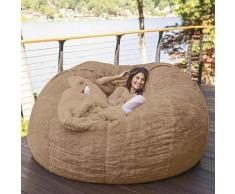 Casa Spugna Letto Bean Bag Fodera per sedia Fodera Camera da letto matrimoniale Balcone Divano