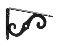 REI - Staffa per Scaffalature in Ferro Battuto | Stile decorativo | Realizzato in acciaio |