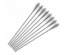 Blumfeldt - Vesta Fiaccola da Giardino Fiaccola a Olio 8 Pezzi 245 ml Acciaio Inox