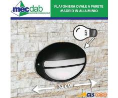 Lanterna in alluminio a parete demetra illuminazione esterno interno lampada Fraschetti