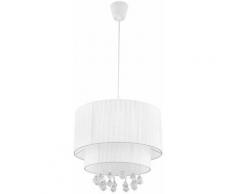 Lampadario a sospensione in cristallo bianco soggiorno sala da pranzo lampadario a pendolo in