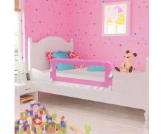 Sponde Letto di Sicurezza Bambini Rosa in Poliestere varie dimensioni colore : rosa