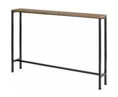 Tavolo da Consolle Vintage Tavolo da Ingresso Tavolo per Divano salvaspazio L120*P20*A80 cm Marrone
