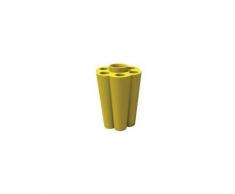 PORTAOMBRELLI CON CONTROVASO LULET DROP KLORIS | Colore: Giallo - Giallo