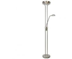 Lampada da terra a LED 'HELIX-XL' 18W con lampada da lettura dimmerabile