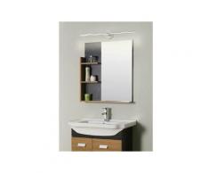 Trade Shop Traesio - Trade Shop - Lampada Led Da Specchio Moderna Applique Luce Fredda Naturale 10