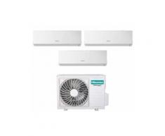 Climatizzatore condizionatore Hisense Trial Split Inverter Serie new comfort 9+9+9 con 3AMW62U4RFA
