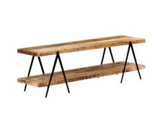 vidaXL Mobile Porta TV 160x40x50 cm in Legno Massello di Mango
